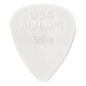 Preview: Dunlop Standard 0,38mm Plektrum weis(12 Stück)