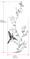 Preview: B-168ITG Inlay Stickers, In The Garden (Flowers Hummingbird Butterfly) (WS)