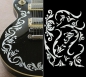 Preview: B-171CF-WT Inlay Stickers, Bob Weir's Cowboy Fancy Vine