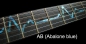 Preview: F-031EK-BL Inlay Stickers, EKG Line Fret Inlay Decals Guitar (AB)