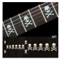 Preview: F-068SC-WT Inlay Stickers, Sideways Skull w/Crossbones Fret Markers