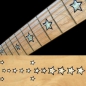 Preview: F-083SS-WT Inlay Stickers, Fretboard-Sambora's Stars