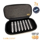 Preview: Seydel 1847 LIGHTNING Blues Mundharmonika im Set 16627 – in G, A, Bb, C, D, E und F
