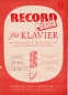 Preview: Record Serie für Klavier Heft 9 Noten für Klavier