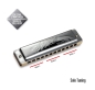 Preview: C.A. SEYDEL 11602 SOLIST PRO12 Steel Mundharmonika in C