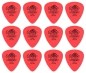Preview: Dunlop Tortex 0,50mm Standard Plektrum Rot (12 Stück)