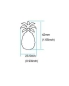 Preview: UK-267PH Inlay Stickers, Pineapple