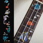 Preview: UKF-258SS-S Inlay Stickers, Fret Mark-Ukulele Small Sea World