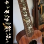 Preview: UKF-260TH-S Inlay Stickers, Fret Mark-Ukulele Tree of Life with Hummingbird