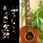 Preview: UKF-260TH-S Inlay Stickers, Fret Mark-Ukulele Tree of Life with Hummingbird