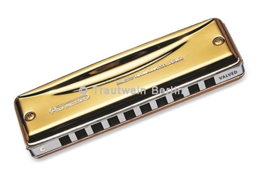 Suzuki Promaster MR-350GV Gold Valved Mundharmonika in G
