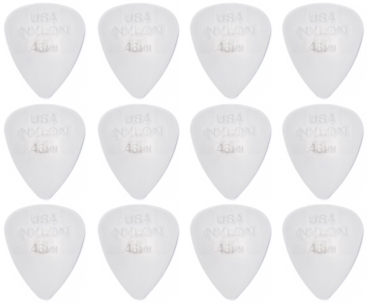 Dunlop Standard 0,46mm Plektrum creme (12 Stück)