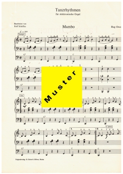 Tanzrhythmen Band II - für Orgel