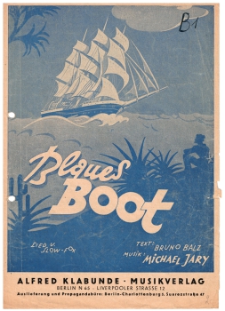 Blaues Boot - Noten für Klavier