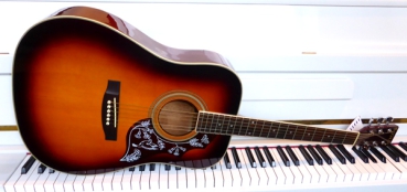 SIOUX Dakota DeLuxe CD105HP-SV Westerngitarre Sunburst