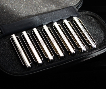 Seydel 1847 LIGHTNING Blues Mundharmonika im Set 16627 – in G, A, Bb, C, D, E und F