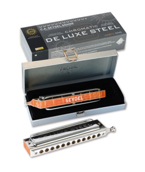 SEYDEL & Söhne Chromatic DE LUXE STEEL Solo Mundharmonika 54480 in Bb