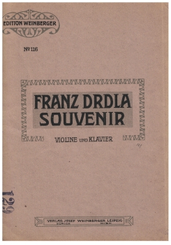 Franz Drdla Souvenier - für Klavier und Violine