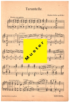 Heller zwei Tarantellen - für Klavier