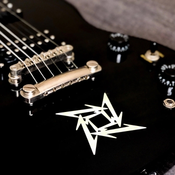 B-179NS-WT Inlay Stickers, Ninja Star / James Hetfield (Metallica)