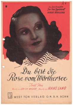 Du bist die Rose vom Wörthersee - Noten für Klavier