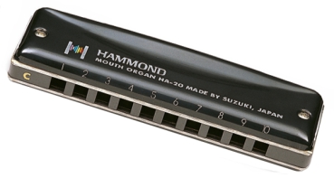 SUZUKI Hammond HA-20 Blues Mundharmonika in E