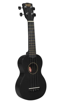 Korala UKS-30 BK Sopran-Ukelele schwarz inkl. Tasche