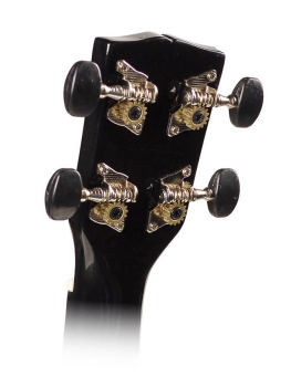 Korala UKS-30 BK Sopran-Ukelele schwarz inkl. Tasche