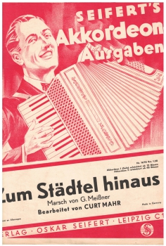 Zum Städtel hinaus - für Akkordeon