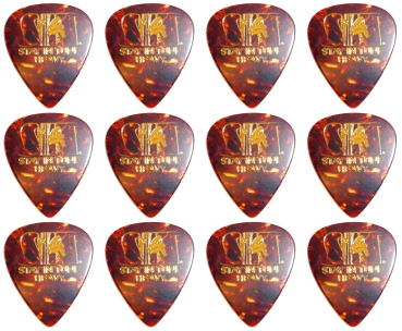 Stay in Tune 351  Shape Classic Celluloid Pick Heavy Plektrum 12 Stück