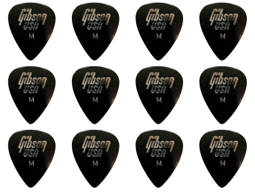 Gibson USA 351 Wedge Standard Pick Plektrum Medium 12 Stück