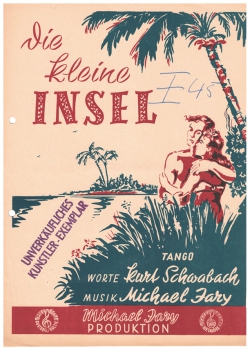 Die kleine Insel unverkäufliches Künstler-Exemplar - für Klavier