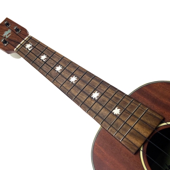 UKF-250PT-WT Inlay Stickers, Palm Trees - Fret Markers for Ukuleles