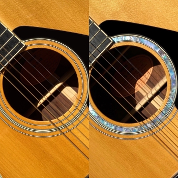 RS-244ST-MX Inlay Stickers, Rosette Stripes (Abalone-Mix) - Purfling for Guitars