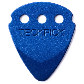 Dunlop 467 TECKPICK Aluminium Plektrum Blau 3 Stück