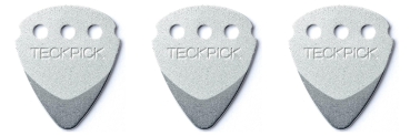 Dunlop 467 TECKPICK Aluminium Plektrum CLR Transparent 3 Stück