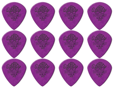 Dunlop Tortex Jazz Plektren H3 1,14mm violett 12 Stück
