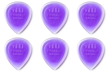 Dunlop 474 Stubby Jazz Picks 2,0mm light purple 6 Stück