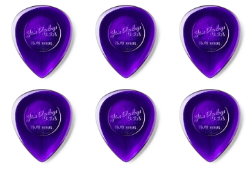 Dunlop 474 Stubby Jazz Picks 3,0mm Lila 6 Stück