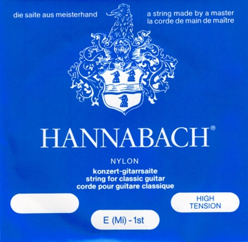Hannabach 800 blau Nylon High Tension Saiten für Konzertgitarre