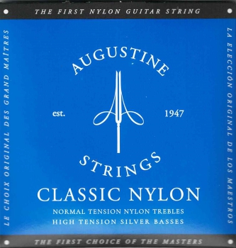 AUGUSTINE Saitensatz für Konzertgitarre, High Tension, Blue Label