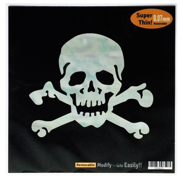 B-136SK-WT Inlay Stickers, Body-Skull (WP)
