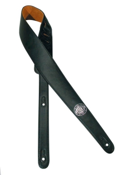 Gitarrengurt Gaucho GST-718 BK Ledergurt - schwarz