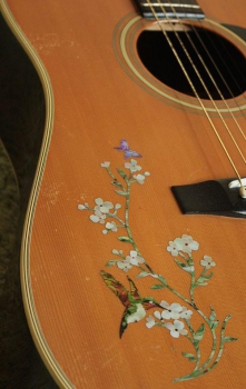 B-168ITG Inlay Stickers, In The Garden (Flowers Hummingbird Butterfly) (WS)