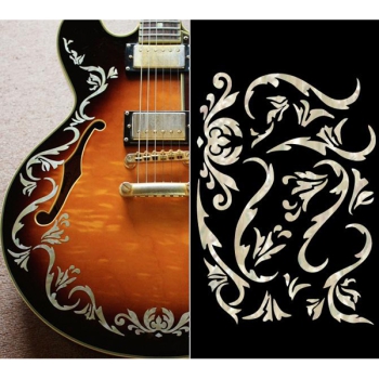 B-171CF-WT Inlay Stickers, Bob Weir's Cowboy Fancy Vine
