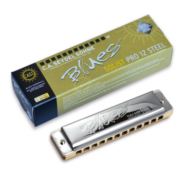 C.A. SEYDEL 11602 SOLIST PRO12 Steel Mundharmonika in C