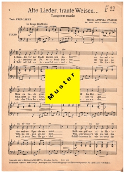 Canzonetta - Spezial-Serie 1 - für Klavier - unverkäufliches Künstler-Exemplar