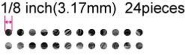 F-086SD-BP Inlay Stickers, Smal CustumDots 1/8 (BP)
