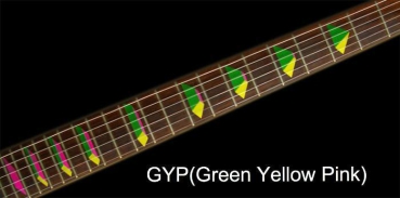F-032PD-GYP Inlay Stickers, Fret Mark-Pyramid (GYP)
