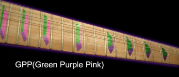 F-032PD-GYP Inlay Stickers, Fret Mark-Pyramid (GYP)